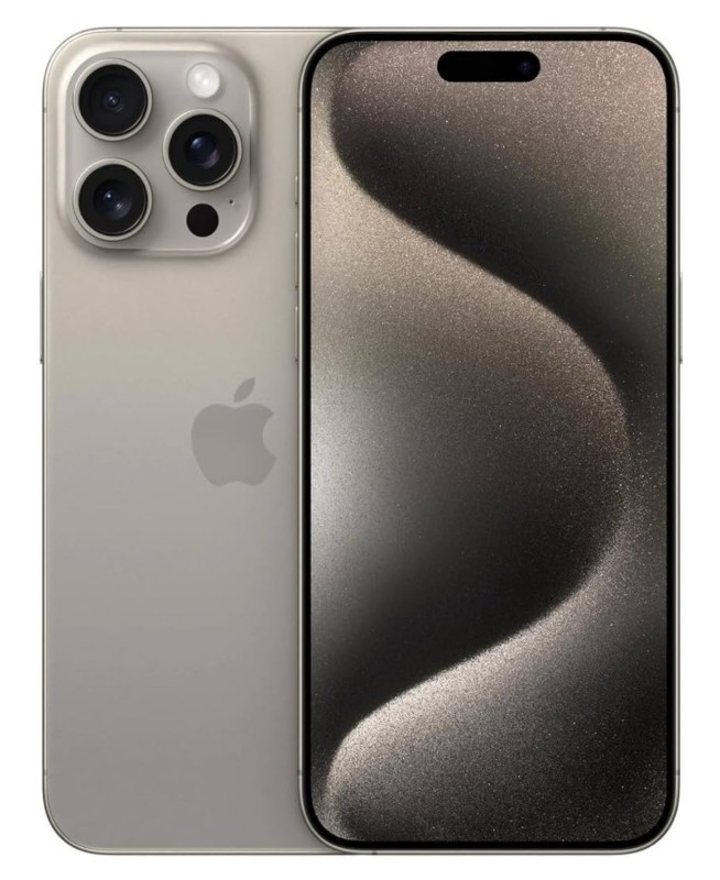 Apple iPhone 15 Pro Max, 1TB version américaine, Grande capacité de stockage, 1TB